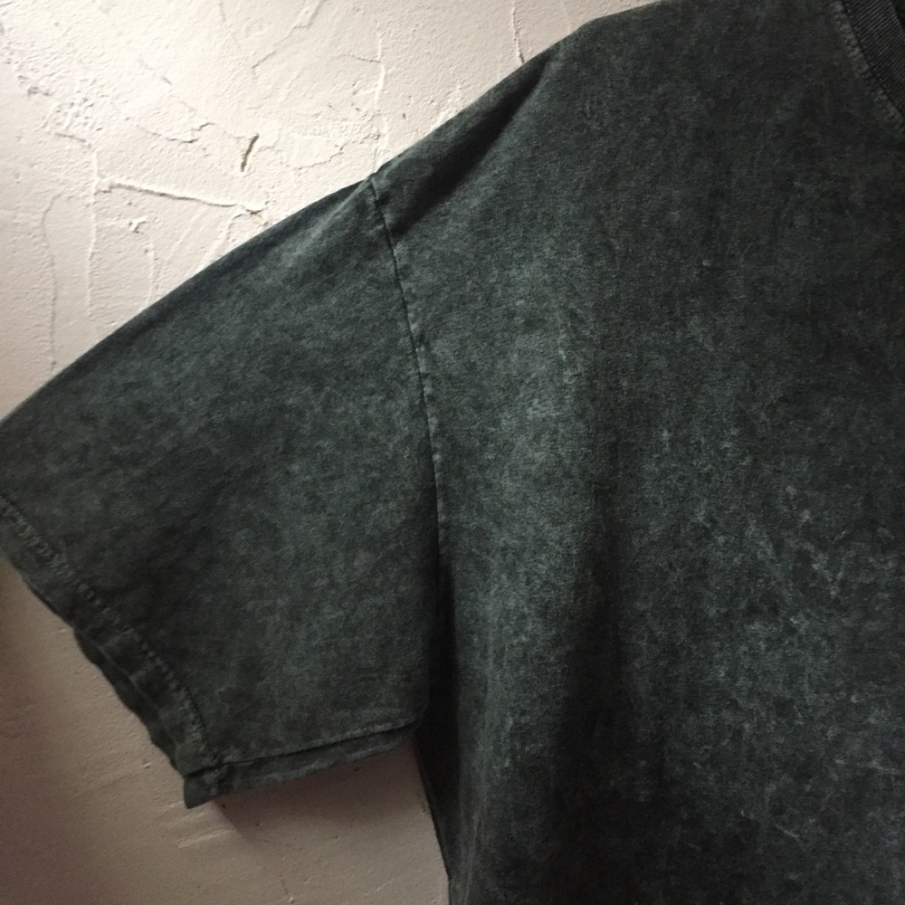 Yeezy Style Mineral Wash Gray Oversize Tee Shirt - Picture 15 of 15